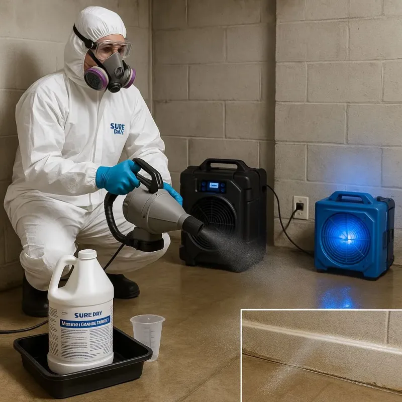 Sanitization and Odor Removal process in Nice, CA