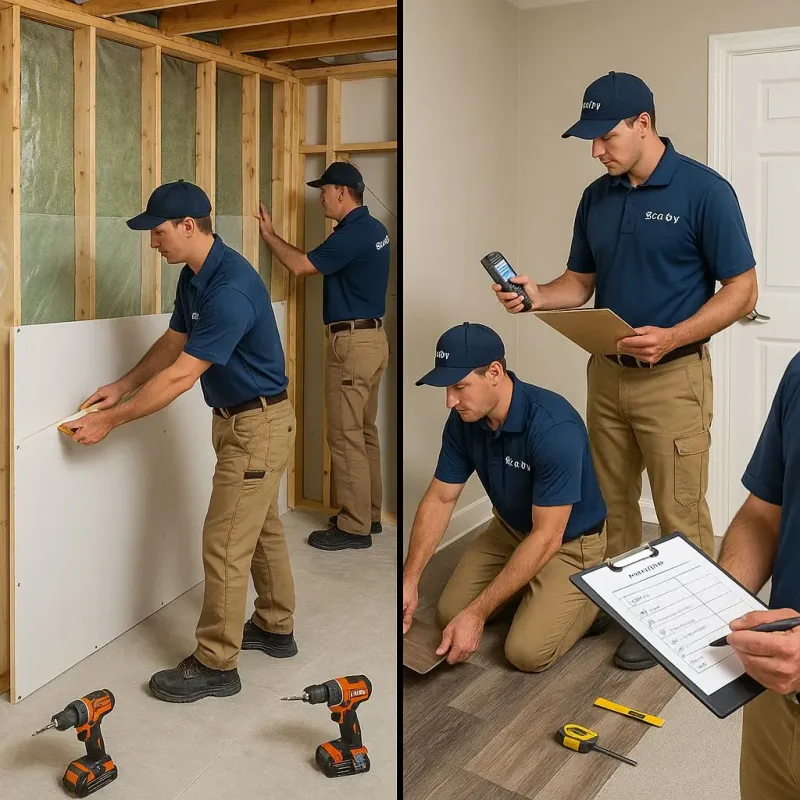 Repairs and Reconstruction process in Nice, CA